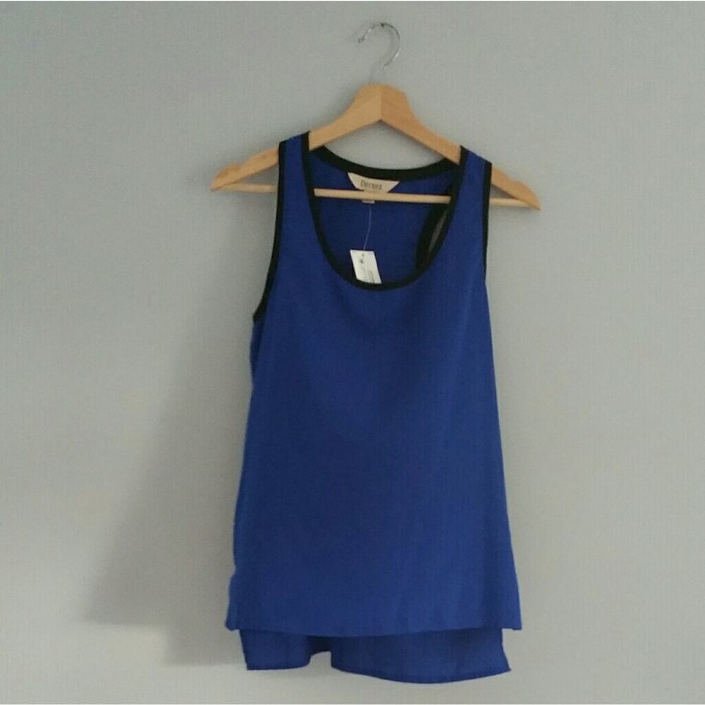 Decree Tank Top Blue NWT Size M
